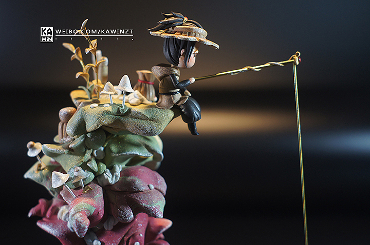 【超轻粘土】丧丧之独钓。