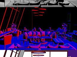 blender三輔二日系場景 溫馨的客廳