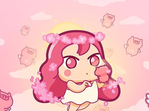 猪猪女孩表情包🐷