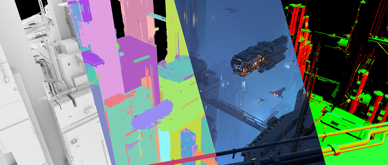 赛博空间|插画|概念设定|周不胖 - 原创作品 - 站酷 (zcool)