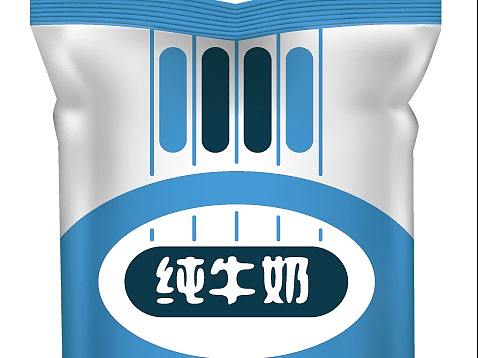纯牛奶包装设计