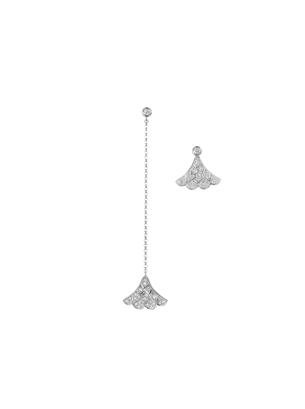 金属首饰白底拍摄