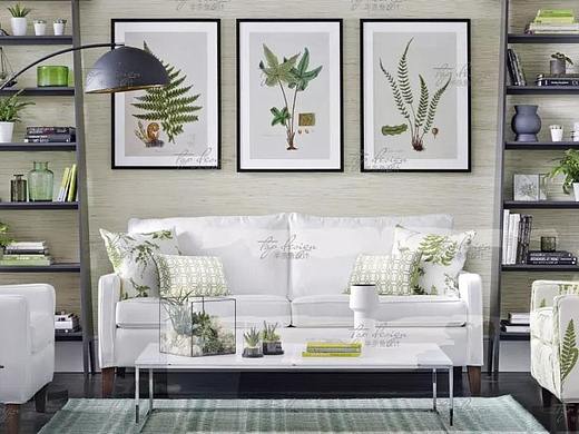 绿植点缀欧式家居（个人主页-ZMzk0NDY1Njg=） - 家装设计 - 站酷设计师半条鱼设计工作室原创素材 - 站酷ZCOOL