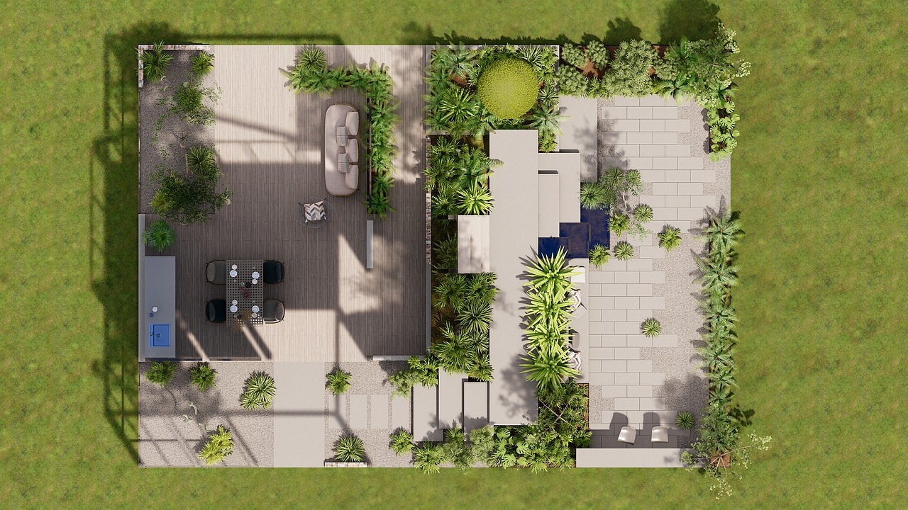 某花园展会作品