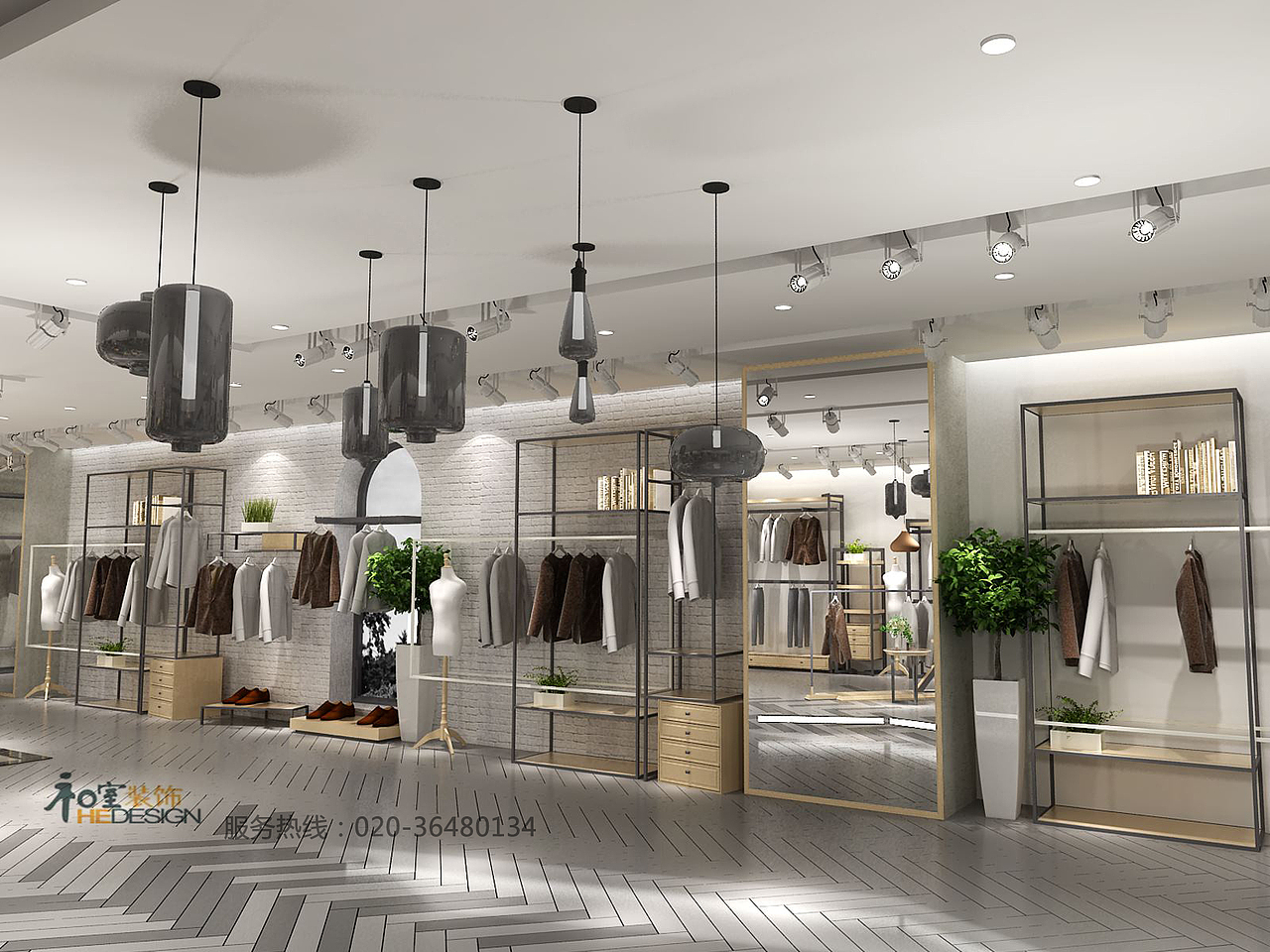 广州服装专卖店装修设计（图ZNjQ4MDE5NTI=） - 展陈设计 - 站酷设计师he1985原创素材 - 站酷ZCOOL