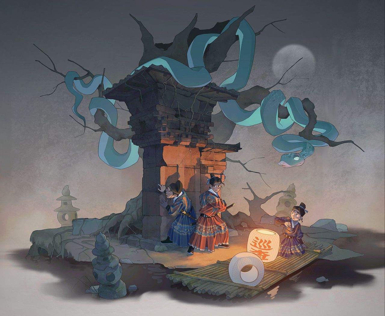 【2023富贵儿的插画年度总结】（图ZMzU4NzcxNDI0） - 概念设定 - 站酷设计师画画的富贵儿原创素材 - 站酷ZCOOL