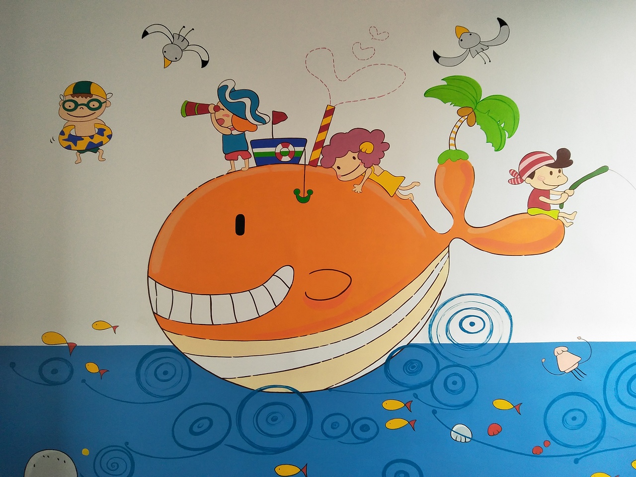 儿童乐园墙体彩绘（图ZMTUyOTg5OTgw） - 新锐潮流插画 - 站酷设计师画里的斑驳时光原创素材 - 站酷ZCOOL