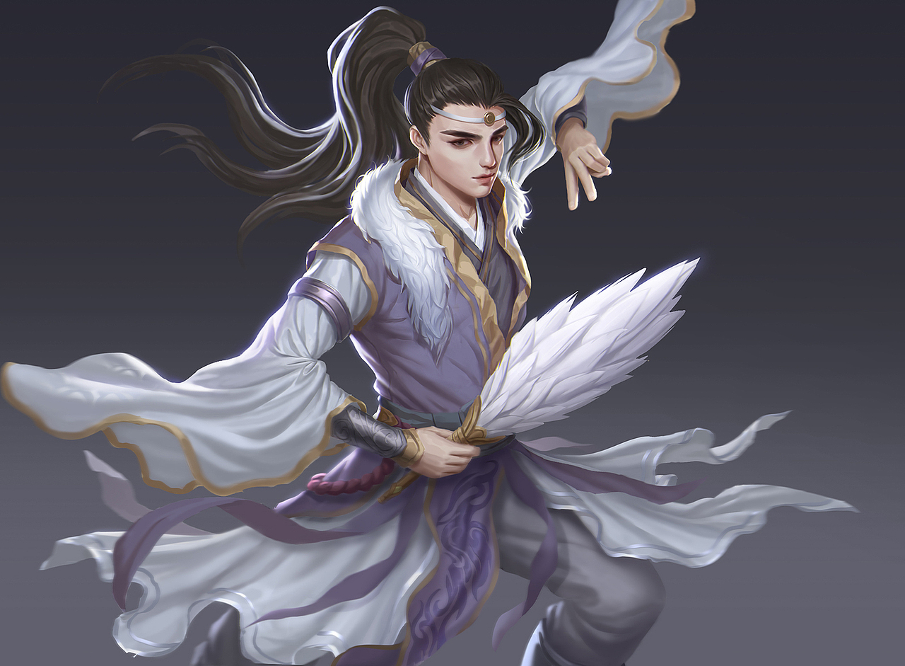 武侠群像一组|插画|游戏原画|夜夜夜夜1103_原创作品-站酷(zcool)