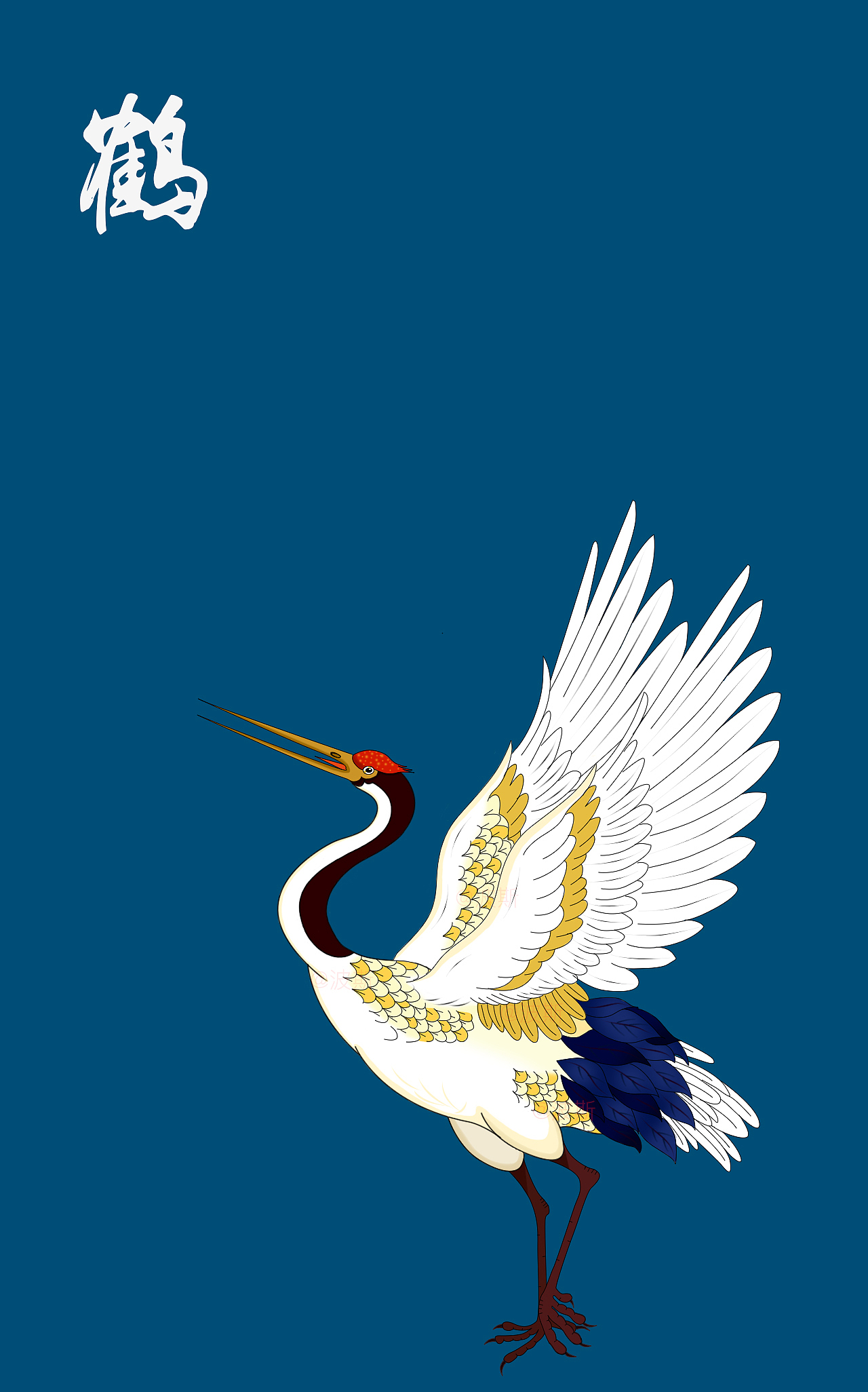 鶴手繪（圖ZMjIxNDUyMjk2） - 創(chuàng)作習(xí)作 - 站酷設(shè)計(jì)師波斯曹原創(chuàng)素材 - 站酷ZCOOL