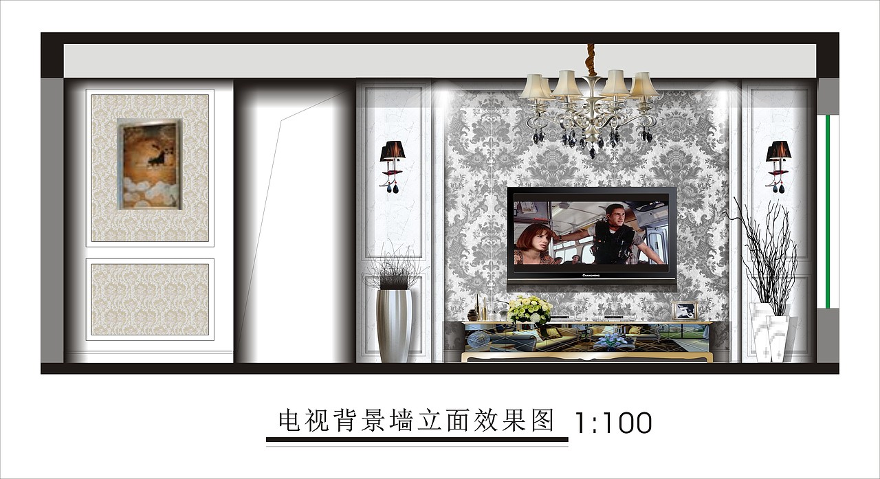 室内部分设计cdr（图ZNTc2NDU0MDA=） - 家装设计 - 站酷设计师月弯弯原创素材 - 站酷ZCOOL