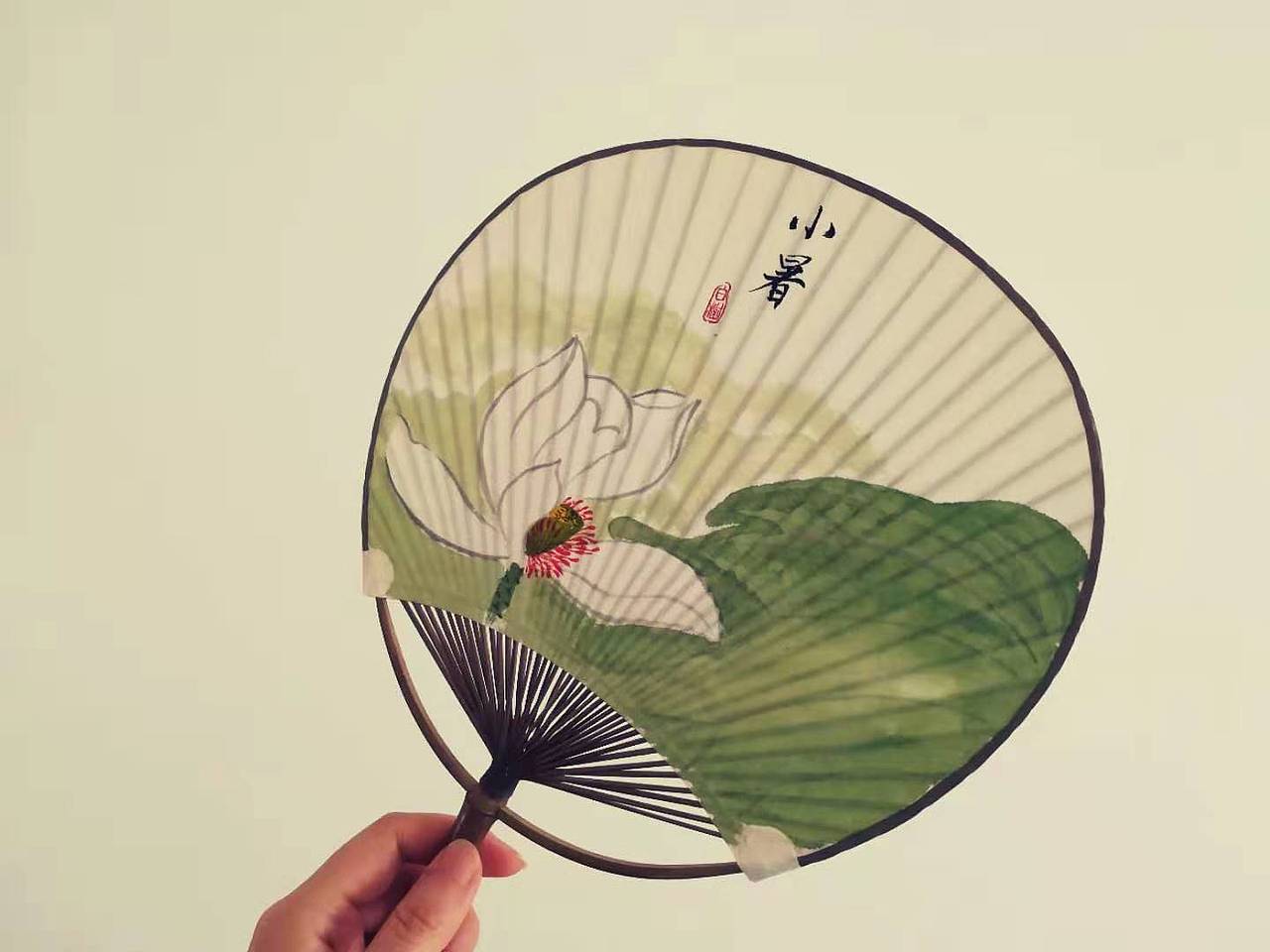 三伏天里画扇面之团扇篇