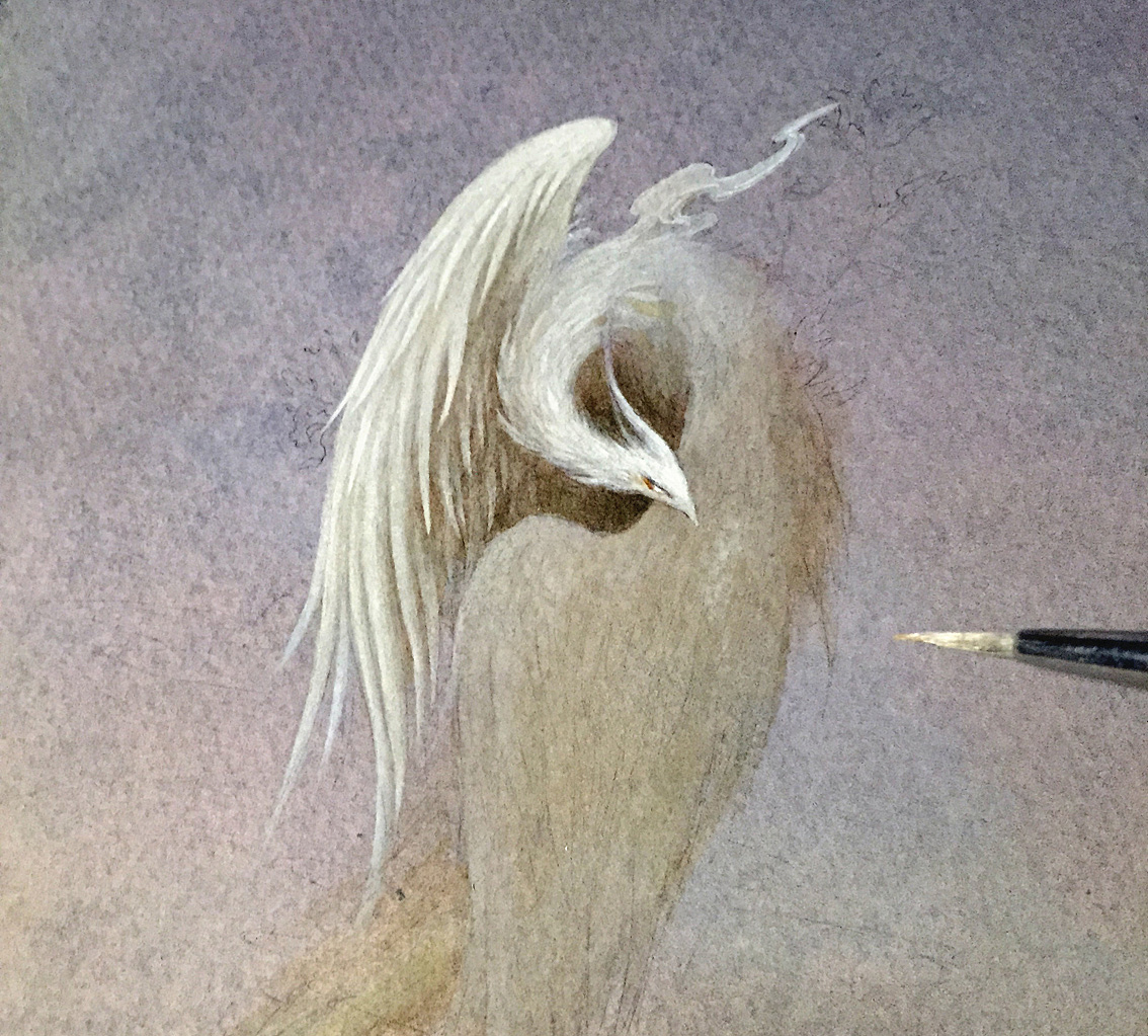 中国百鬼灵鸟重明附过程