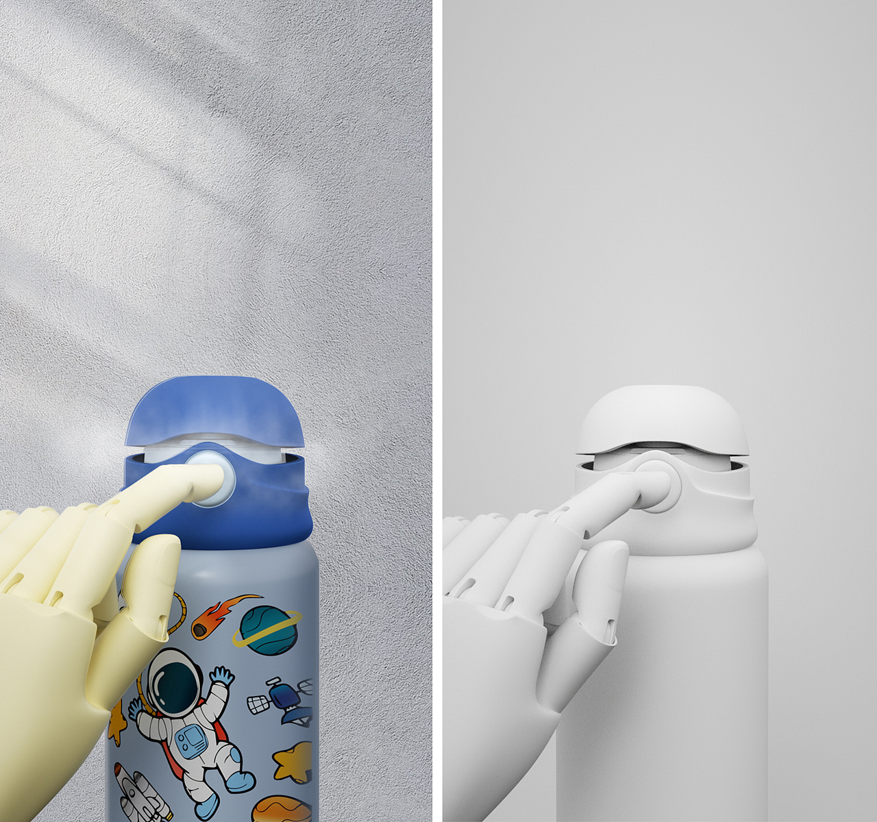 儿童保温杯详情页母婴类目C4D建模（图ZMjcyNTQ4ODk2） - 电商 - 站酷设计师咯哈i原创素材 - 站酷ZCOOL