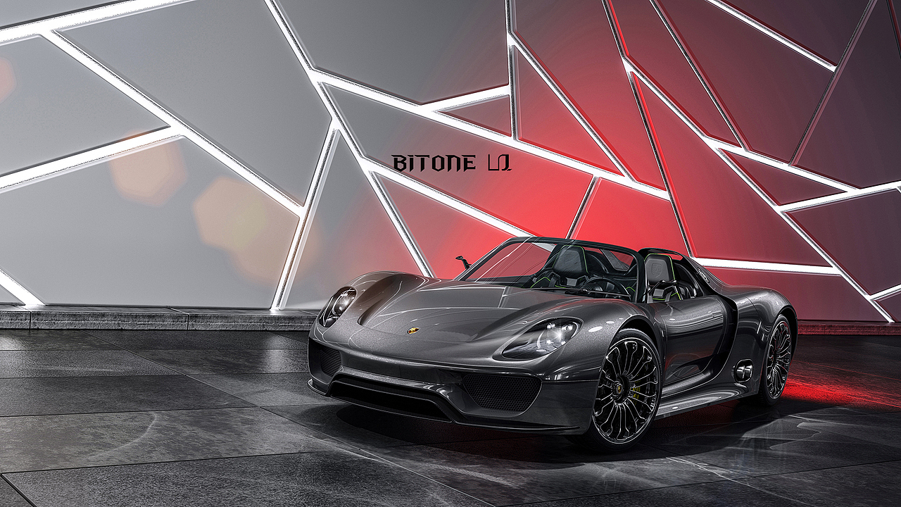 Porsche 918 Spyder Concept CGI