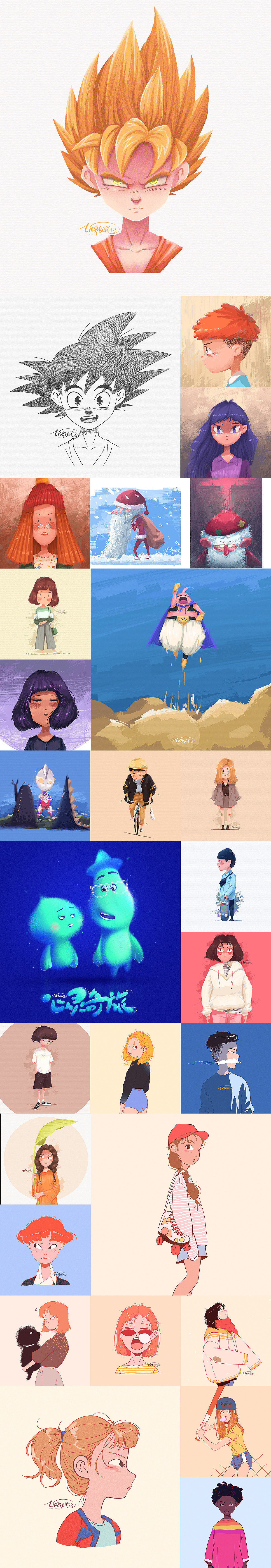 2020-ipad插画合集（图ZMjM5NDgyNTQ4） - 创作习作 - 站酷设计师Li李原创素材 - 站酷ZCOOL