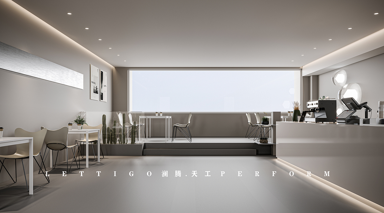​轻侘寂|网红|森系|咖啡厅|奶茶店（图ZMzAwNDgyNTA4） - 商业空间设计 - 站酷设计师DesignerZtt186原创素材 - 站酷ZCOOL