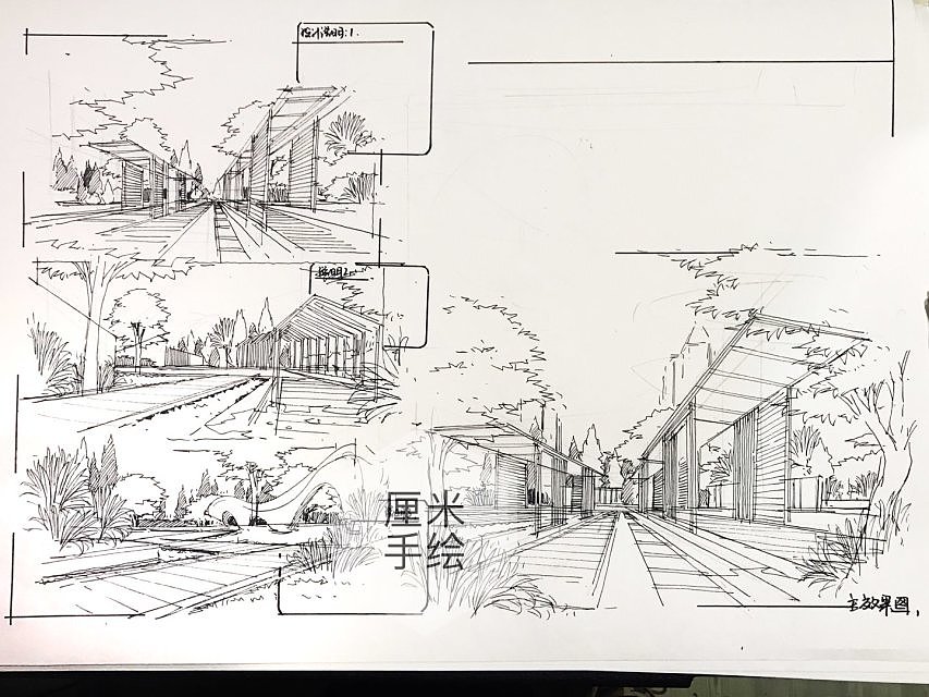 些许景观图（图ZMTE2MjU3NTYw） - 景观设计 - 站酷设计师厘米老赵原创素材 - 站酷ZCOOL