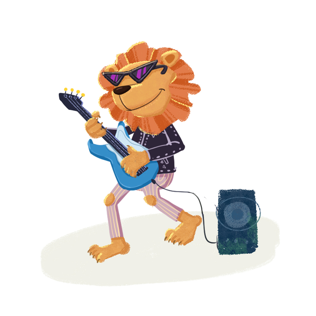 壁纸君活动-《森林版-乐队的夏天》（图ZMjE3OTg0MjEy） - 儿童插画 - 站酷设计师钢铁小小鸭原创素材 - 站酷ZCOOL