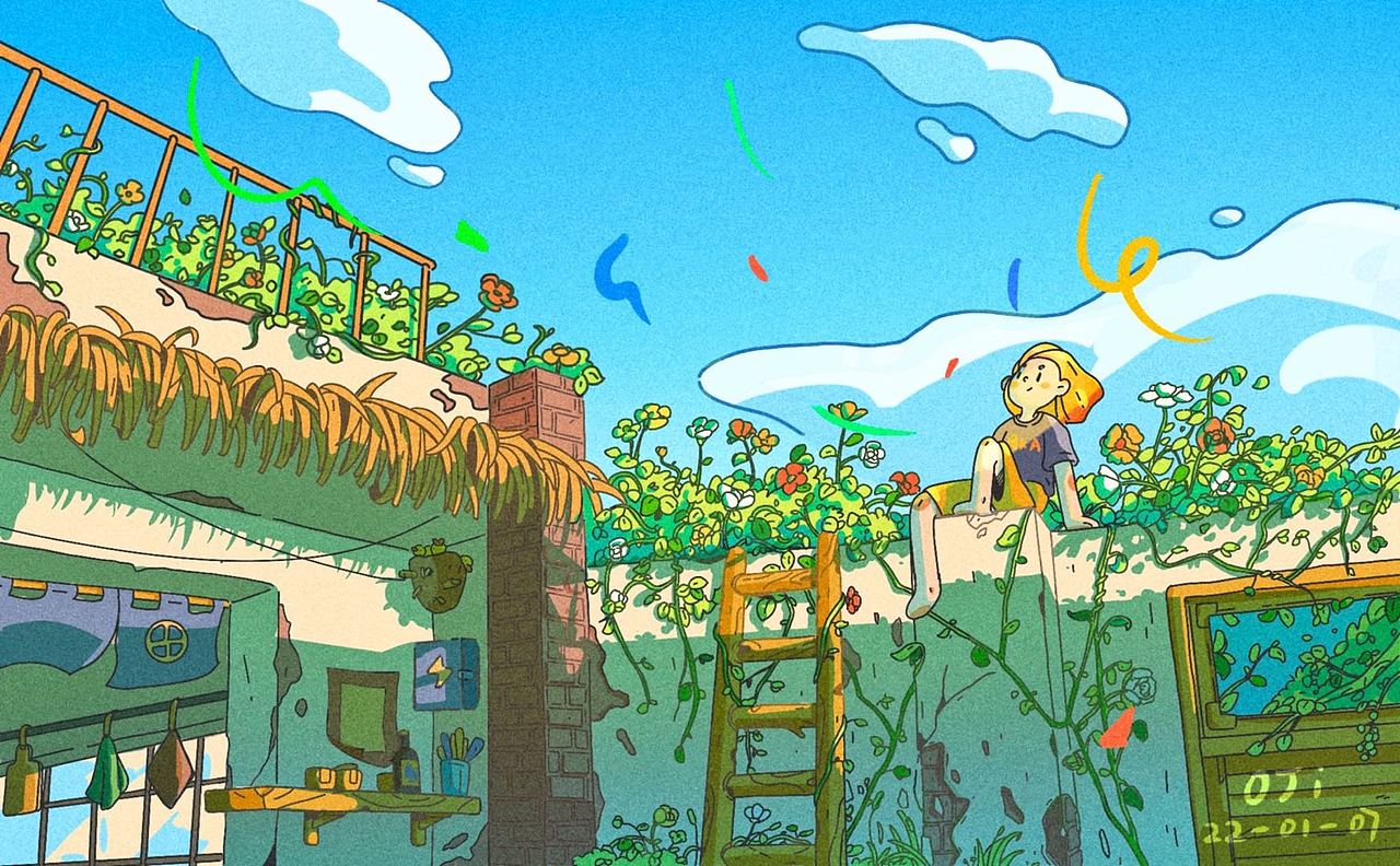 夏天的图拖到冬天才画完（图ZMjg0NDk1MDUy） - 创作习作 - 站酷设计师欧吉ouji原创素材 - 站酷ZCOOL