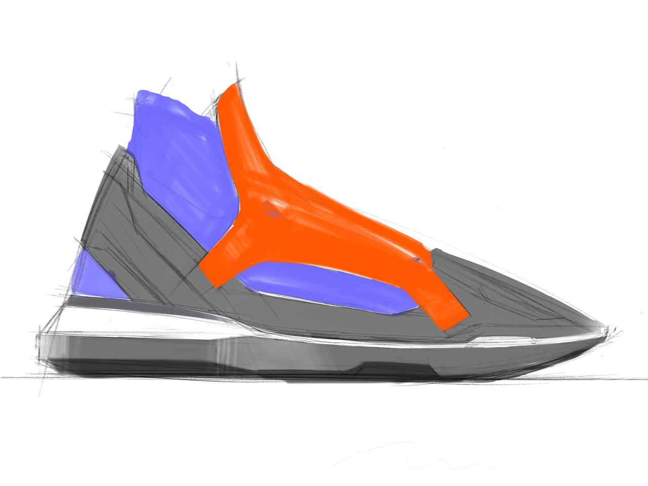 新版iPad Pro最新上手, SketchBook手绘鞋子步鄹分享