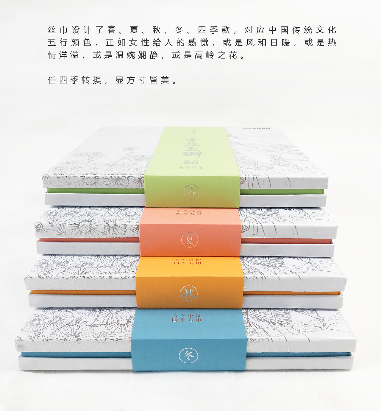 滁州文创-金蕊玉瓣丝巾礼盒（图ZMjA4OTAwODcy） - 生活用品 - 站酷设计师鱼尾vivi原创素材 - 站酷ZCOOL