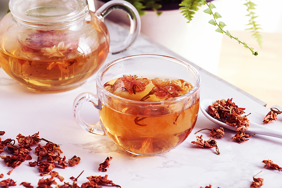 原创作品:罗汉果花茶