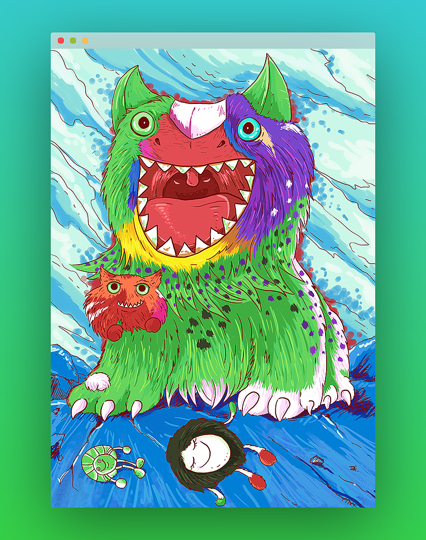 儿童绘画再创作（图ZMTg4MDI2MzY0） - 儿童插画 - 站酷设计师小色很忙原创素材 - 站酷ZCOOL