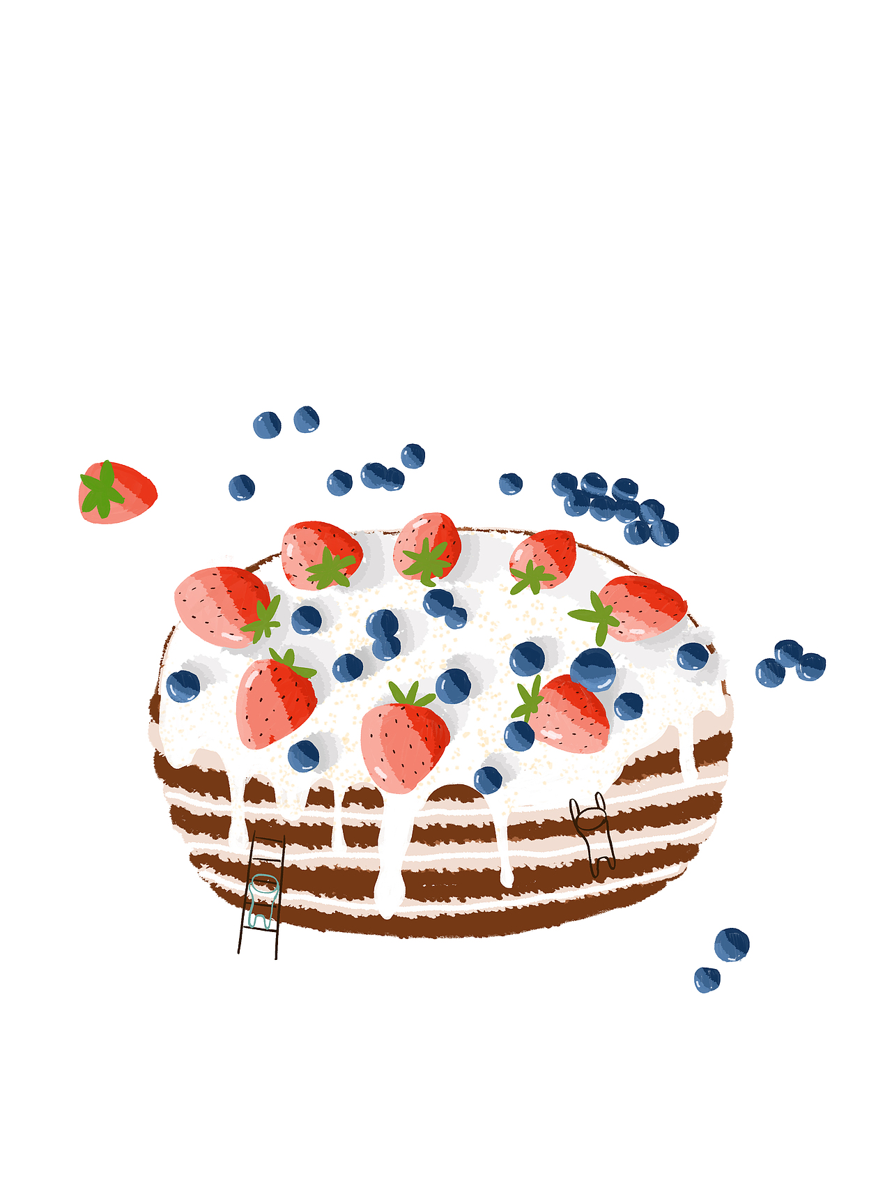 🍓cake“历程”（图ZMTkwMjA3OTE2） - 创作习作 - 站酷设计师hanlu_asil原创素材 - 站酷ZCOOL