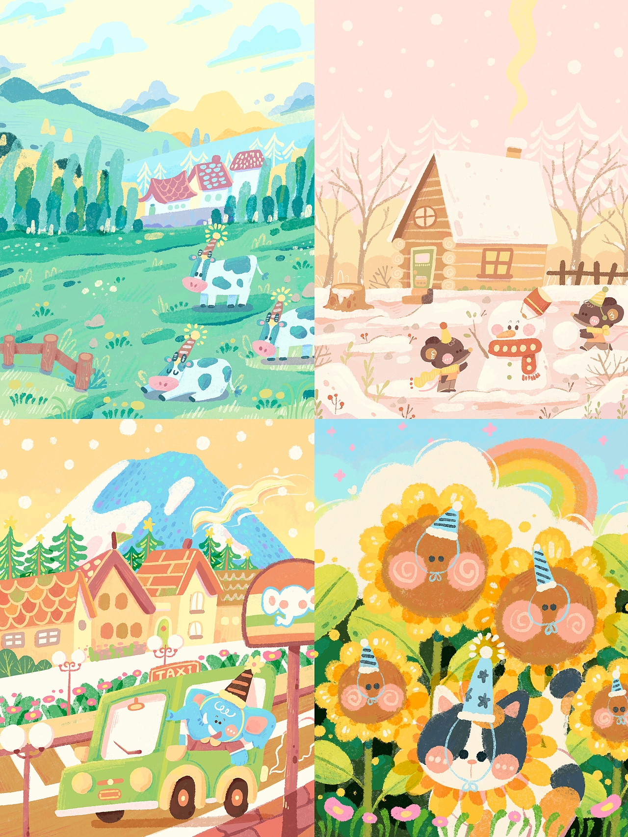 照片转插画练习17-32合集（图ZMzYxMzAzMzE2） - 创作习作 - 站酷设计师DP大潘原创素材 - 站酷ZCOOL