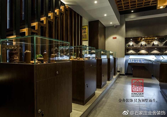 石家庄万达步行街文玩店装修设计
