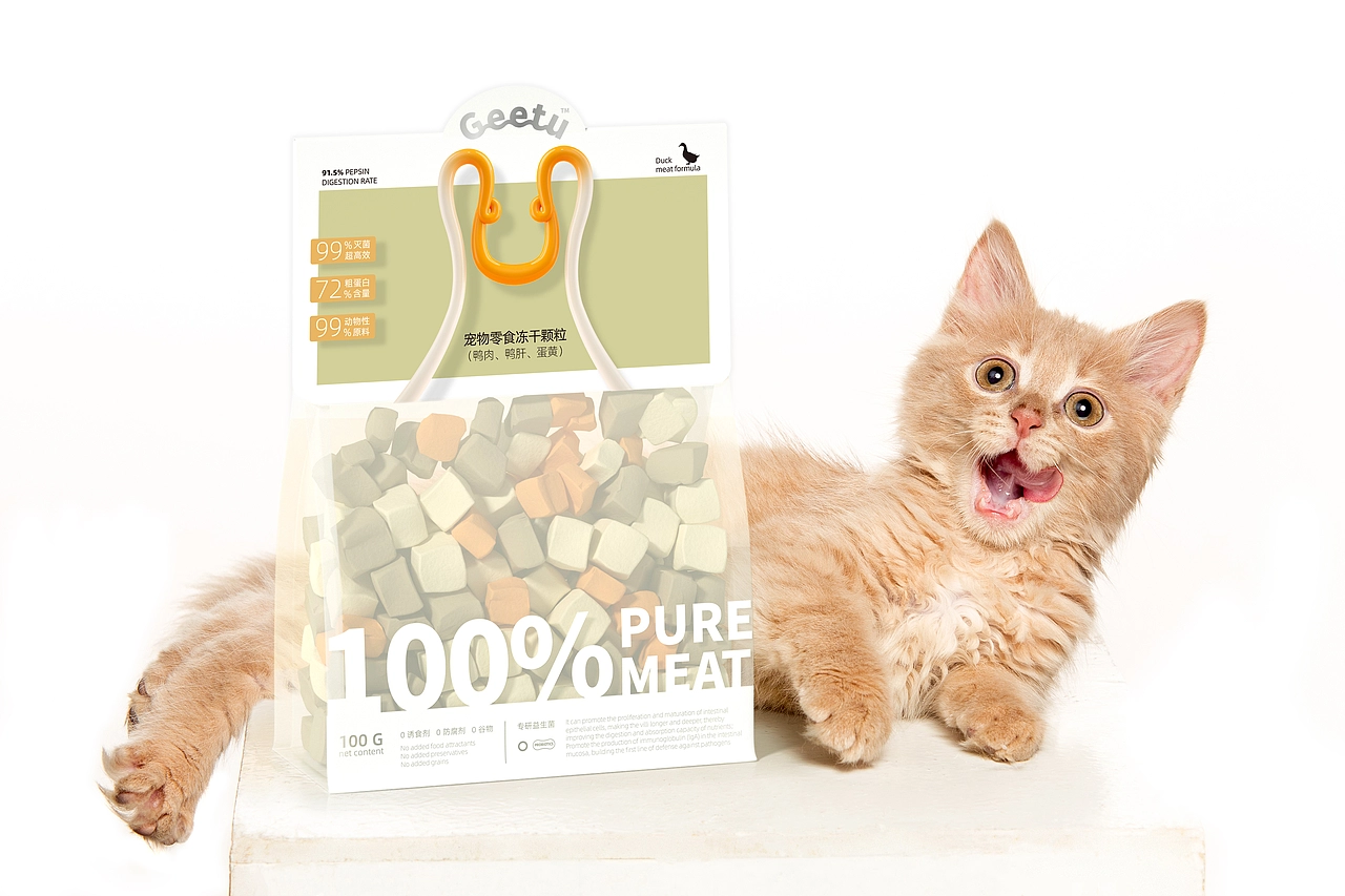 Geetu 宠物品牌包装设计 &middot; 猫粮 品牌