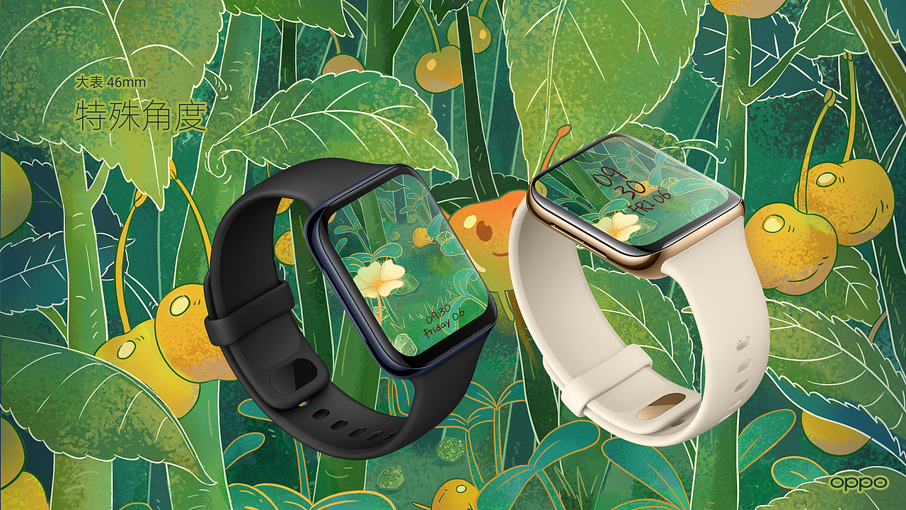 万物皆可盘 - OPPO Watch 表盘创意设计（图ZMjAwMzUzMzI0） - 主题/皮肤 - 站酷设计师Cuiping_lcp原创素材 - 站酷ZCOOL