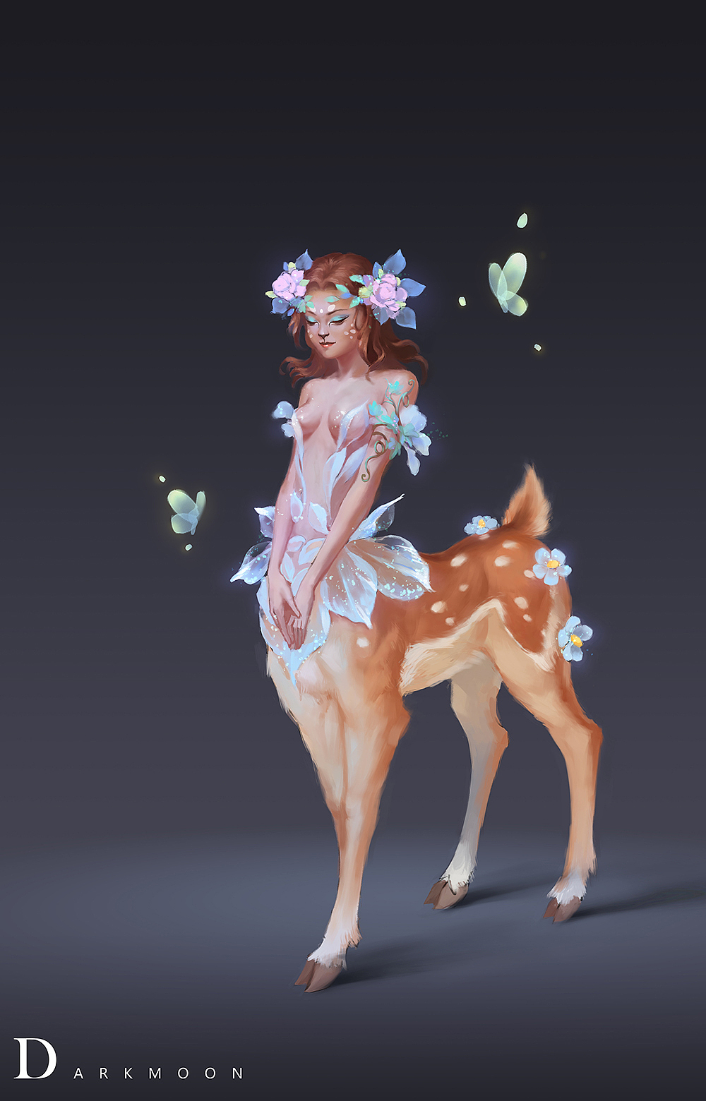 小鹿_女（图ZMjMyODAyODQ0） - 概念设定 - 站酷设计师DarkMoon_Coming原创素材 - 站酷ZCOOL