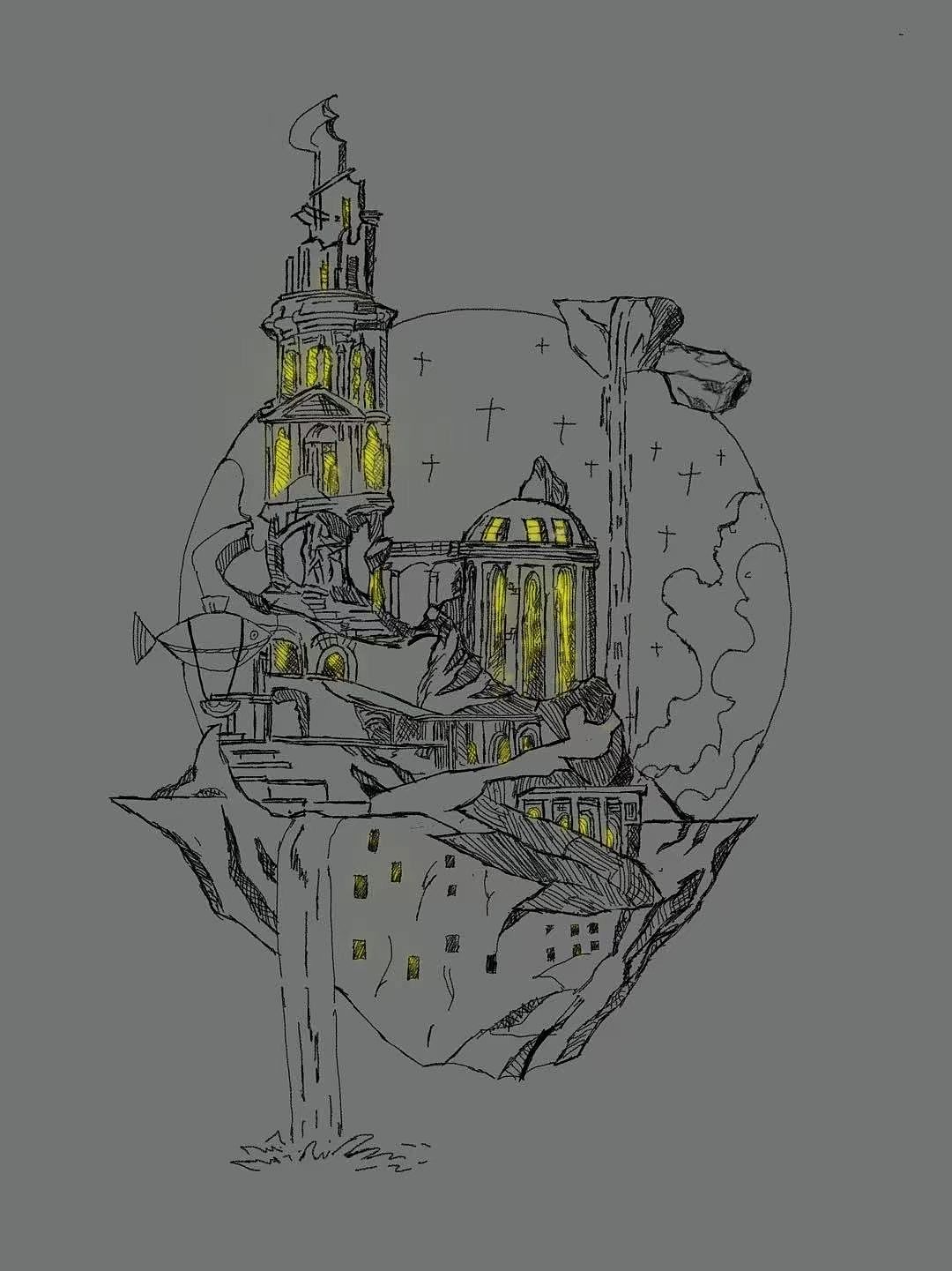 插画 临摹W0.1（图ZMzIzODg2MzQ0） - 创作习作 - 站酷设计师午夜梦灵原创素材 - 站酷ZCOOL