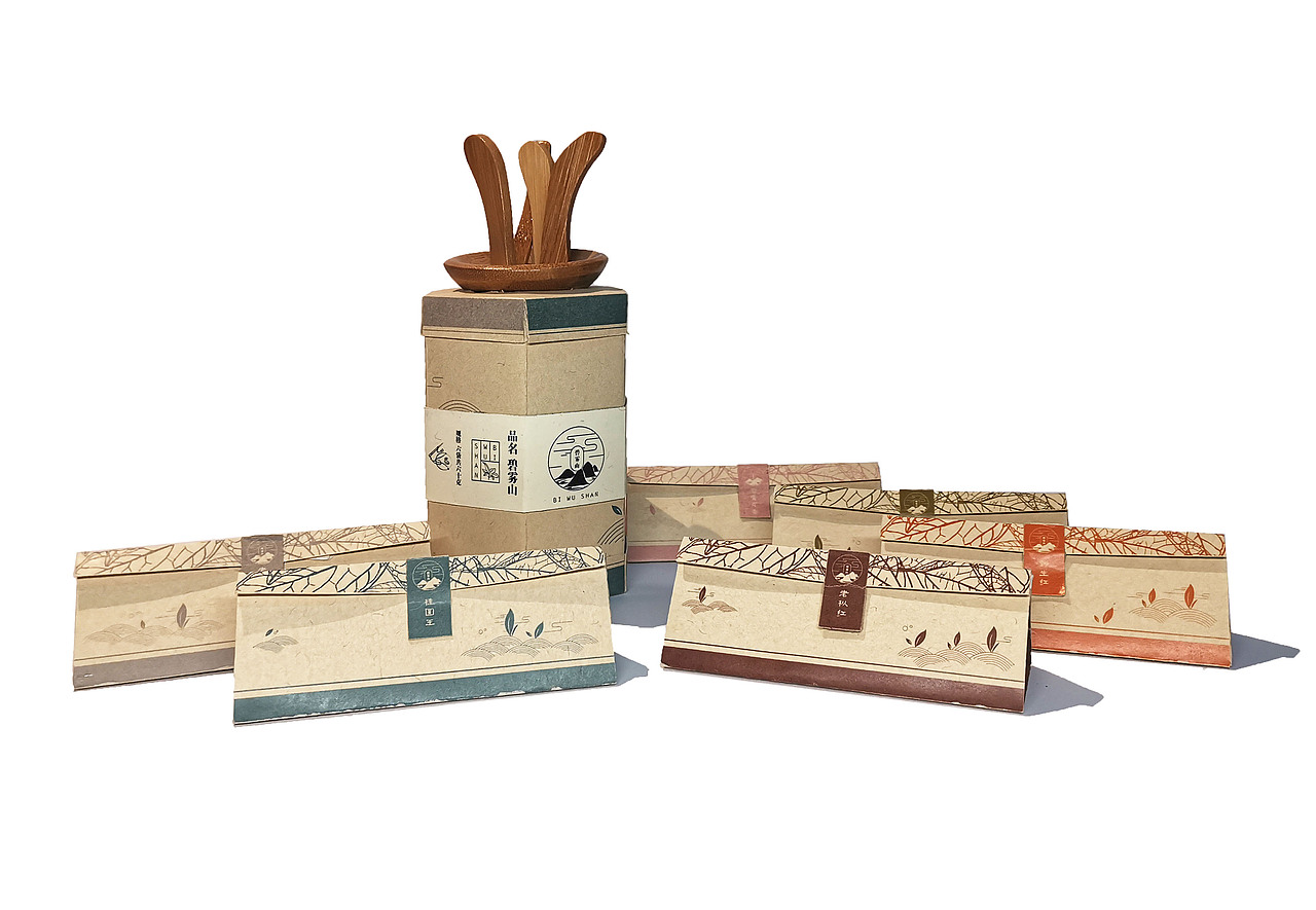 碧雾山茶叶包装设计（图ZMTgwNDc4MDQ4） - 包装 - 站酷设计师Yukiko呀原创素材 - 站酷ZCOOL