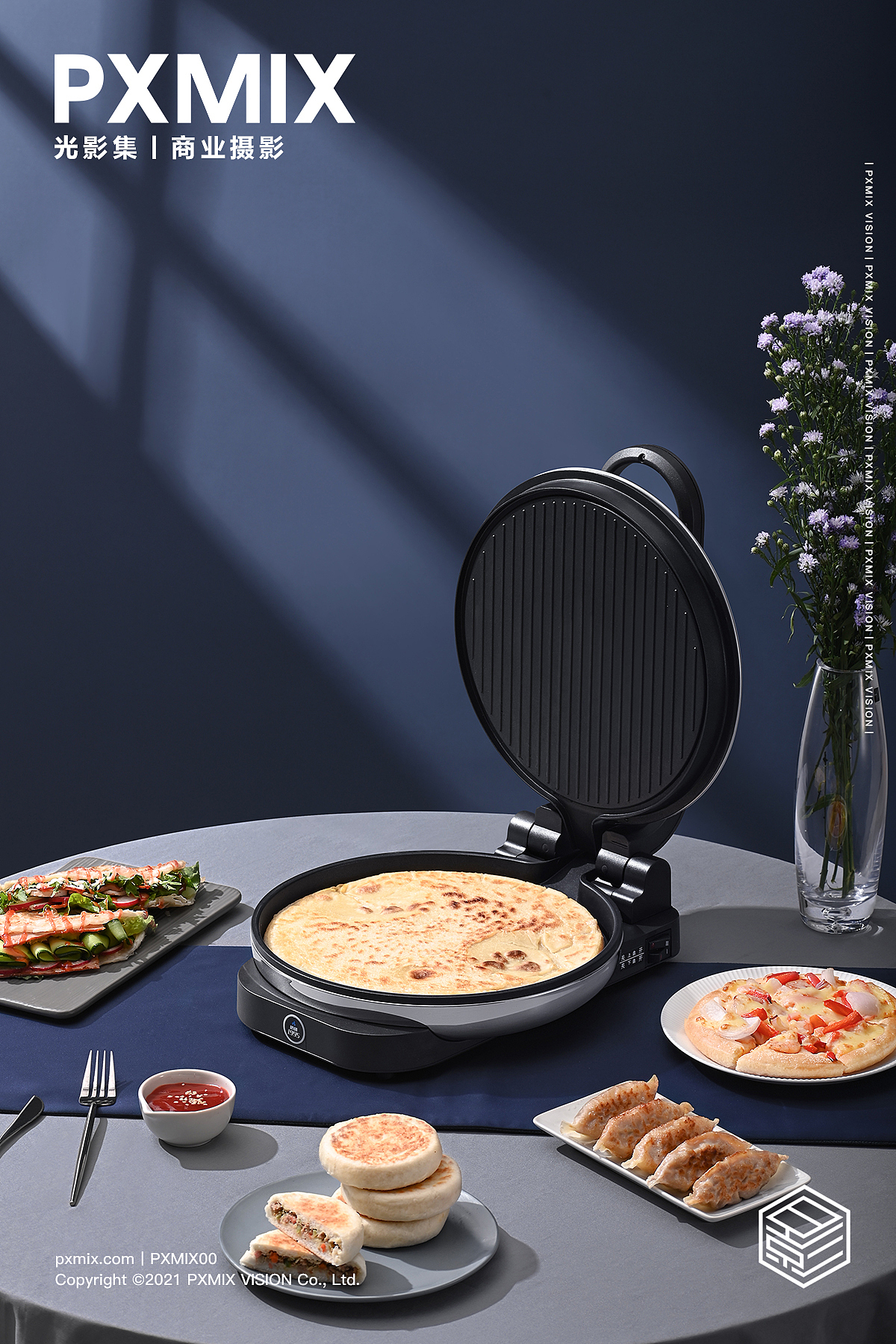 小家电摄影丨 利仁 电饼铛 x 光影集 PXMIX