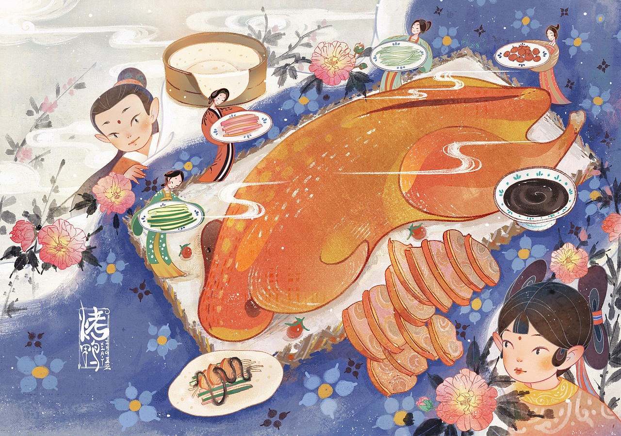 食之味（图ZMjc5NzkwMzg0） - 商业插画 - 站酷设计师夏子萤原创素材 - 站酷ZCOOL