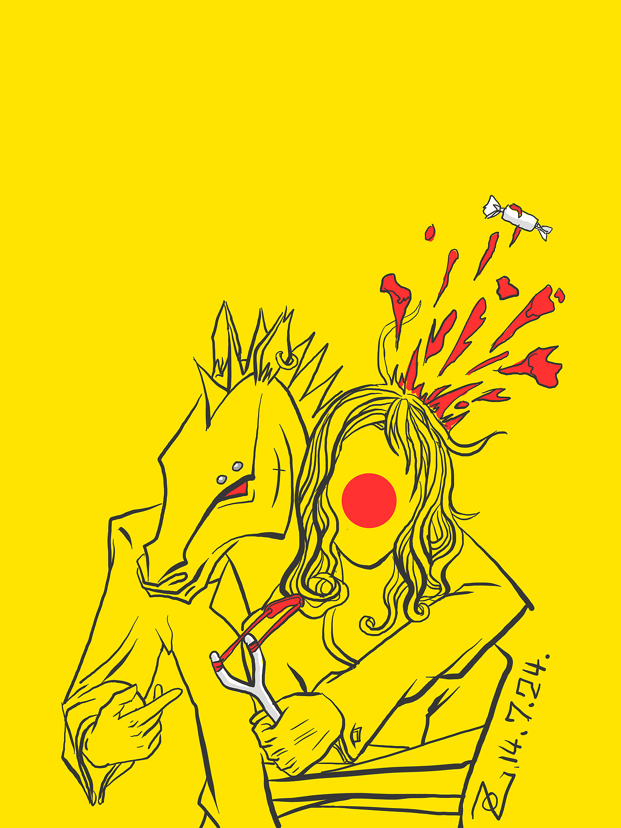 为什么不给我草？（cao读3声）（图ZMjQ0MDg0MjQ=） - 商业插画 - 站酷设计师Z先生的画笔原创素材 - 站酷ZCOOL