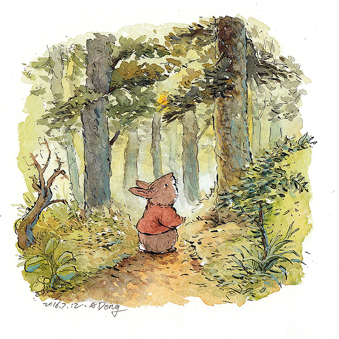 summer（图ZNTUxMjIxMDg=） - 儿童插画 - 站酷设计师阿咚原创素材 - 站酷ZCOOL