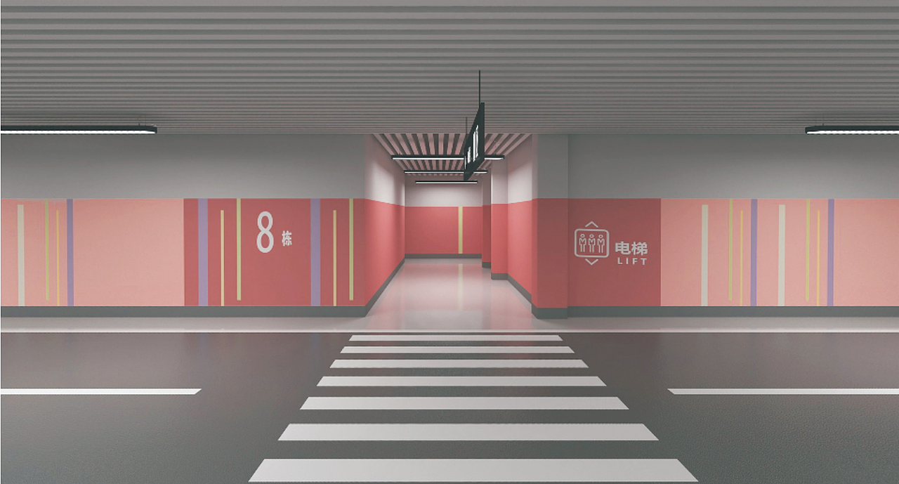 停车场效果图(翠湖雅苑)