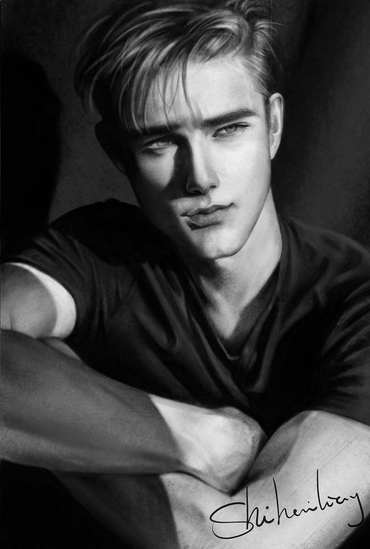 头像素描（图ZMjc0OTQ4ODI0） - 创作习作 - 站酷设计师和米娜走天涯原创素材 - 站酷ZCOOL