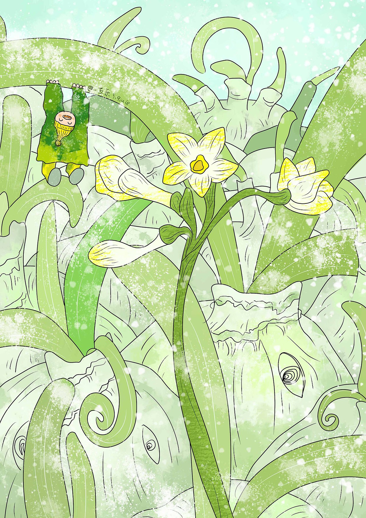 二十四節(jié)氣 花故事（圖ZMTk2MTk3MzE2） - 概念設定 - 站酷設計師一丘樂原創(chuàng)素材 - 站酷ZCOOL