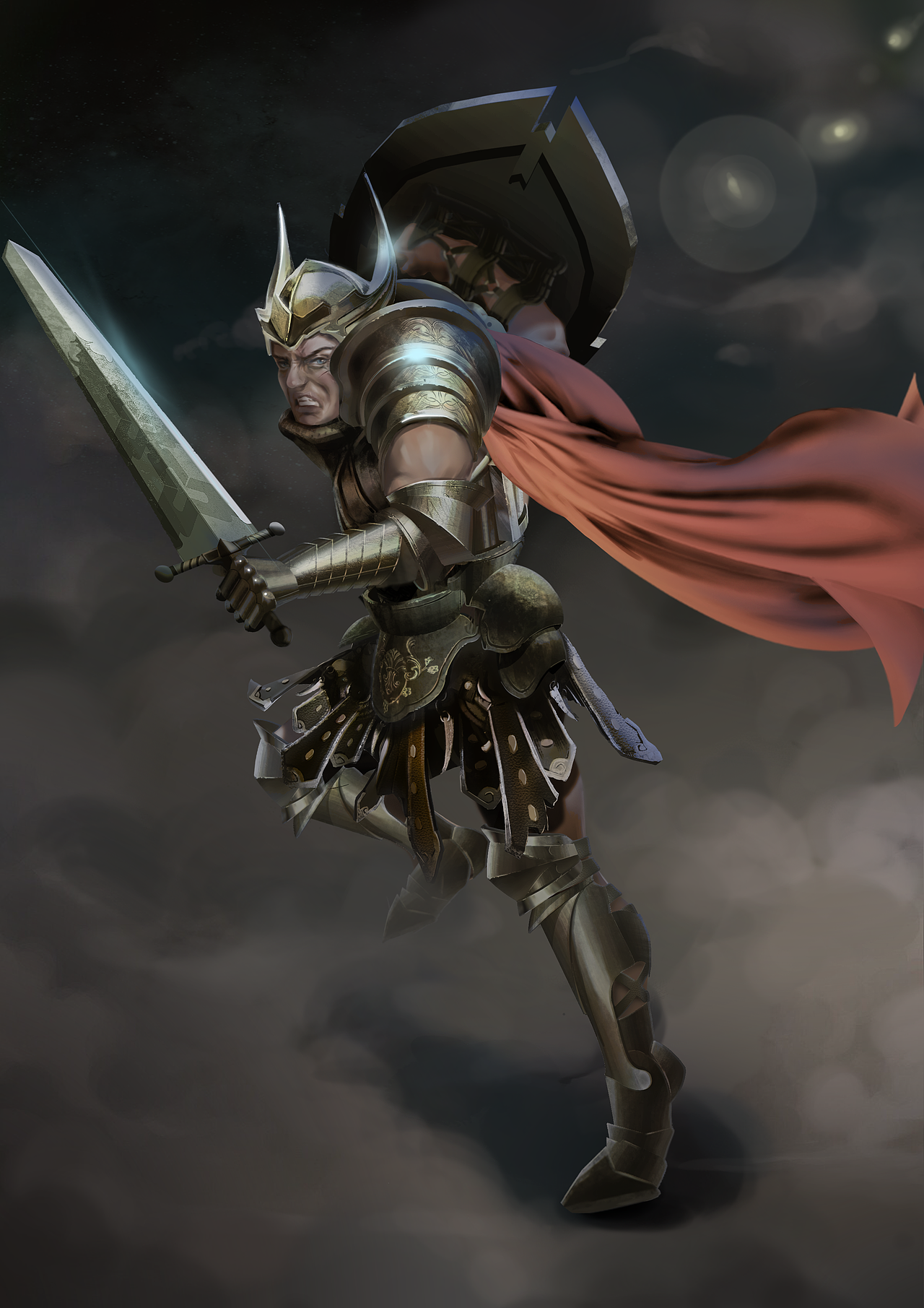 欧美写实风战士斯巴达勇士