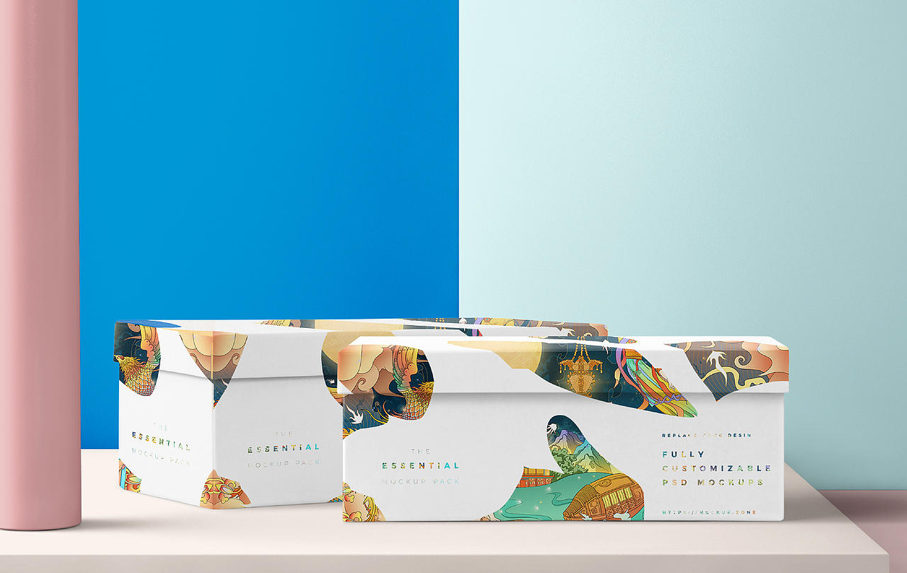 《凤舞南粤，九天“榄”月》中秋礼盒包装插画（图ZMjU5OTY5Nzcy） - 商业插画 - 站酷设计师如虎添翼包装插画原创素材 - 站酷ZCOOL