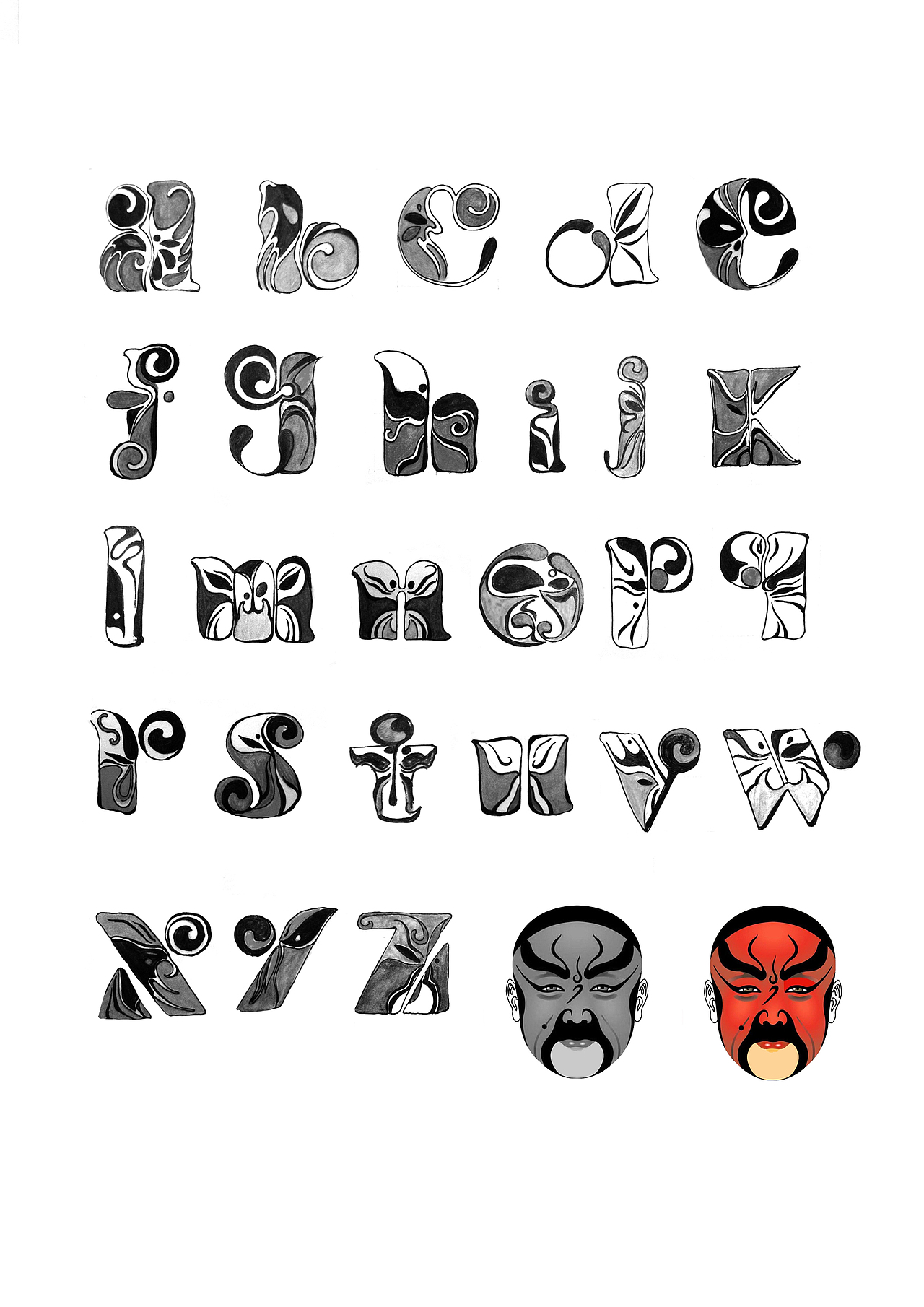 英文字体设计（图ZODQ5NjEwMA==） - 字体/字形 - 站酷设计师九转丹原创素材 - 站酷ZCOOL