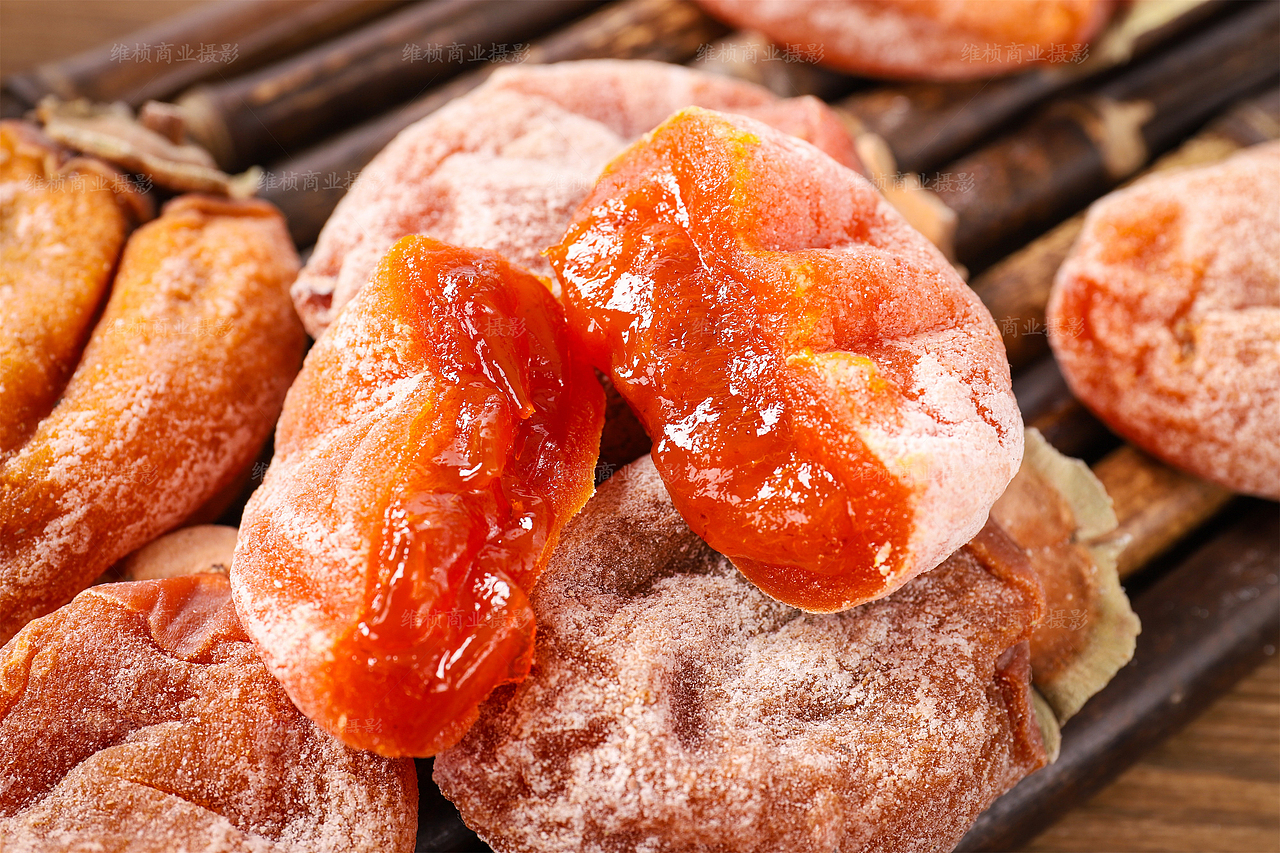 富平柿饼拍摄 西安特产柿饼食品小吃拍摄