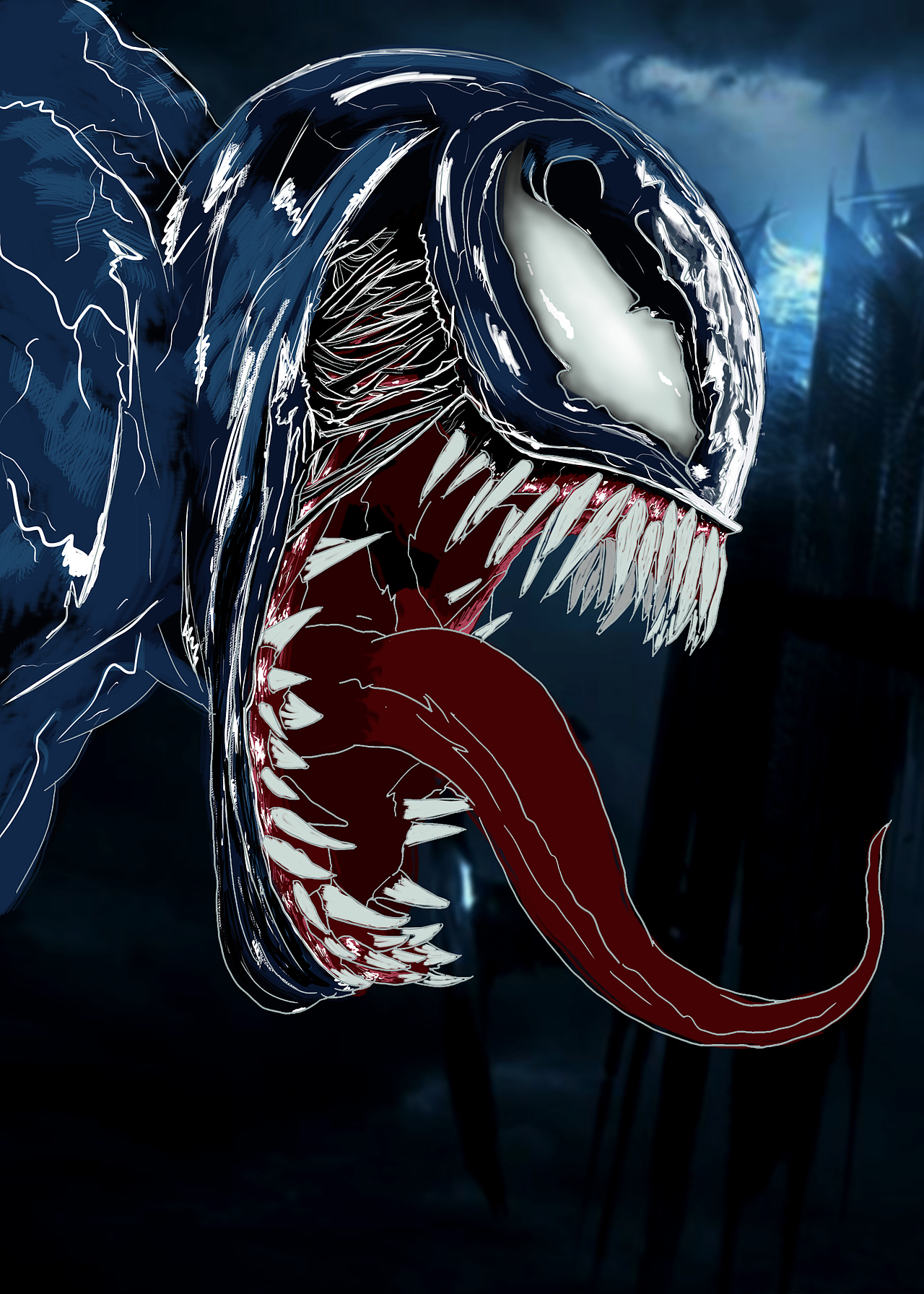 画一个【毒液】小可爱送给你们