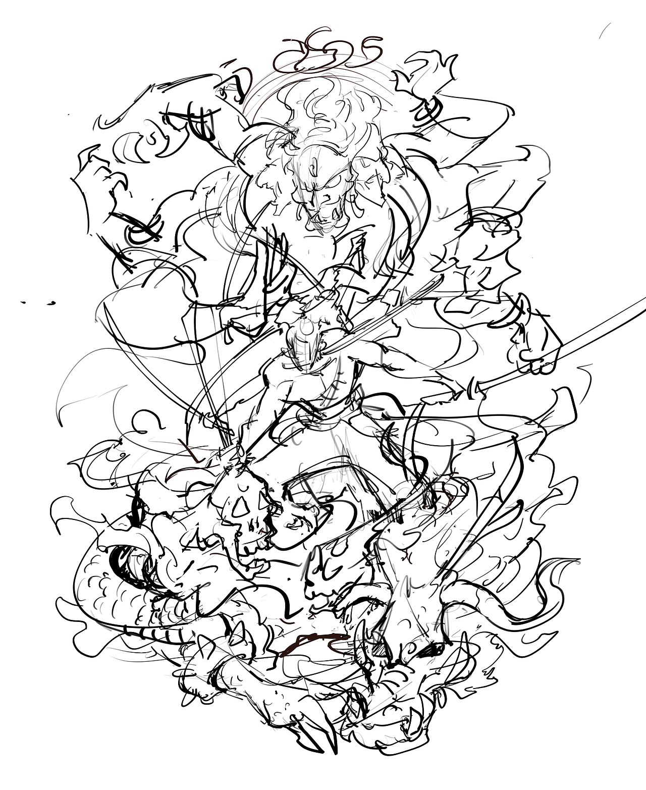 海贼王手办|九刀流鬼气阿修罗索隆