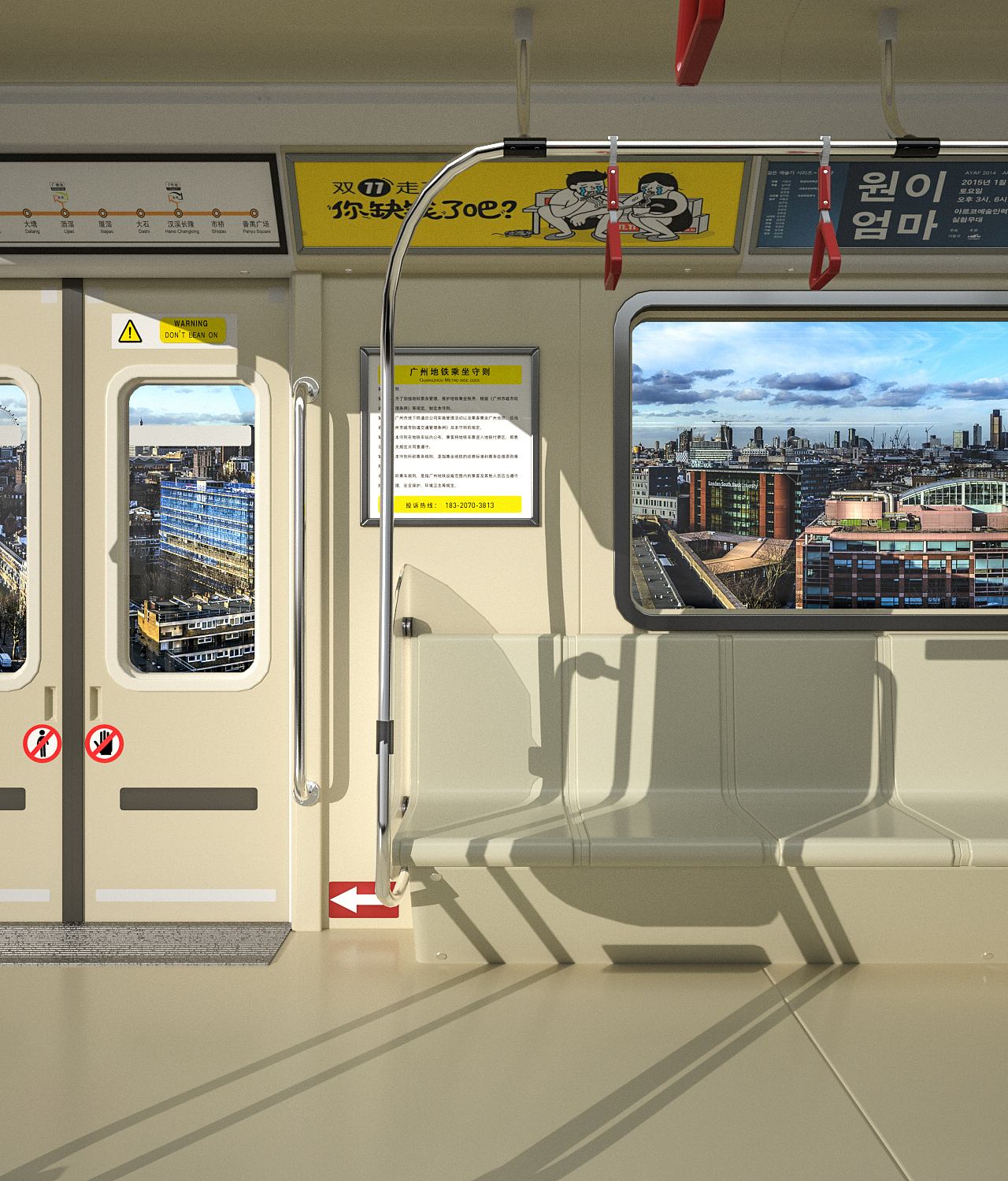 Subway cars-地铁场景（图ZMjMyNDMxMTk2） - 场景 - 站酷设计师会飞的肥猪原创素材 - 站酷ZCOOL