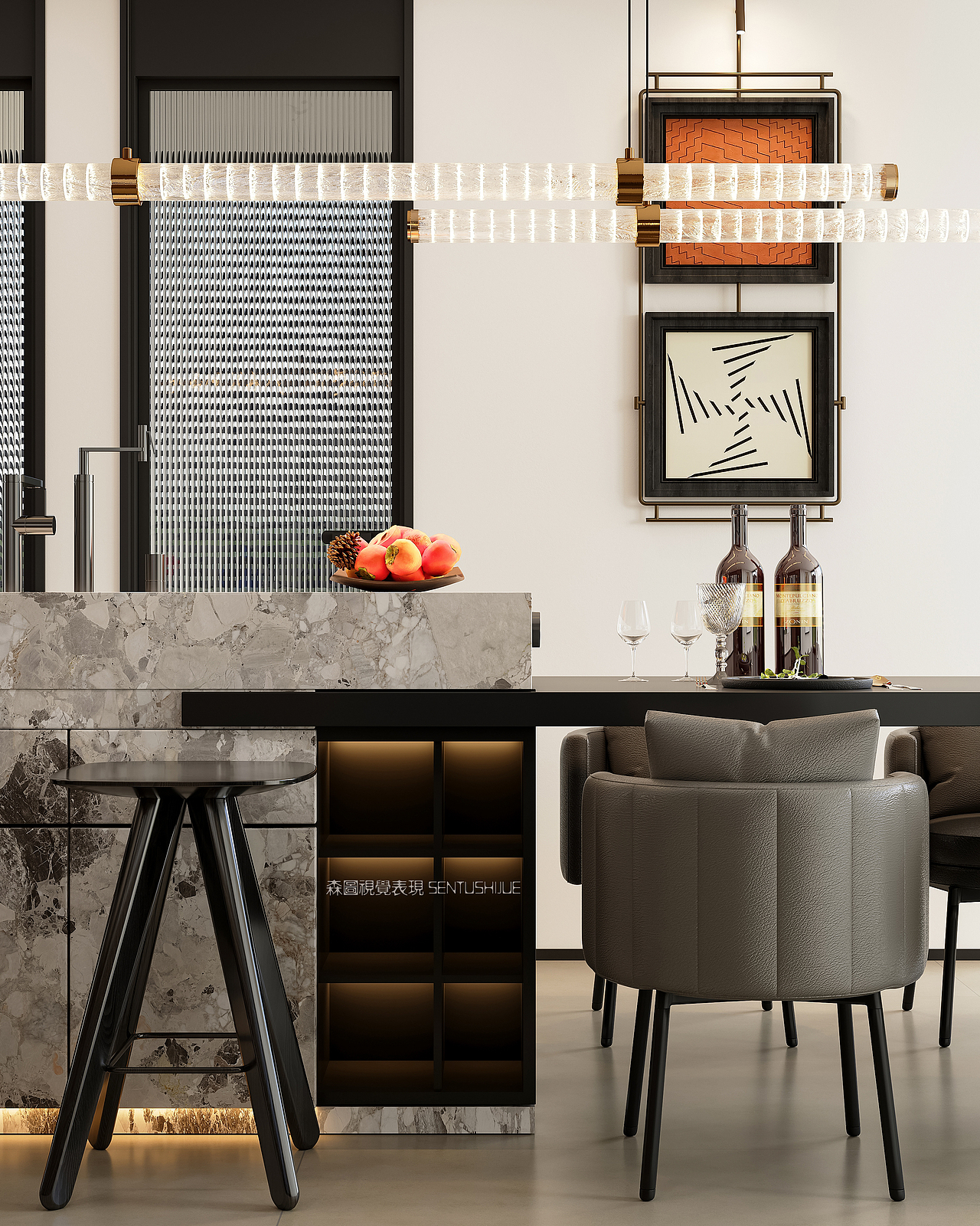 意式轻奢（图ZMzc1NzIxMDIw） - 家装设计 - 站酷设计师森图视觉空间表现原创素材 - 站酷ZCOOL